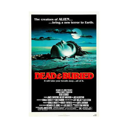 DEAD & BURIED 1981 - Paper Movie Poster - The Sticker Space