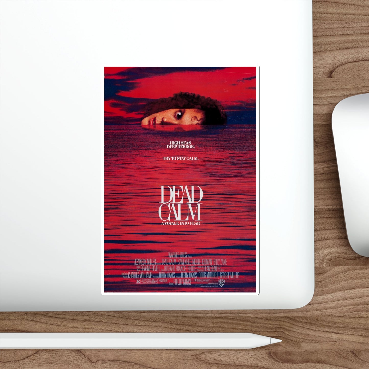 Dead Calm 1989 Movie Poster STICKER Vinyl Die-Cut Decal-The Sticker Space