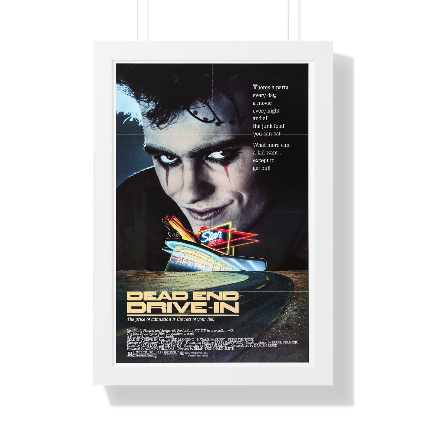 DEAD END DRIVE-IN 1986 - Framed Movie Poster-16″ x 24″-The Sticker Space