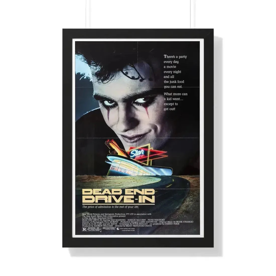 DEAD END DRIVE-IN 1986 - Framed Movie Poster - The Sticker Space