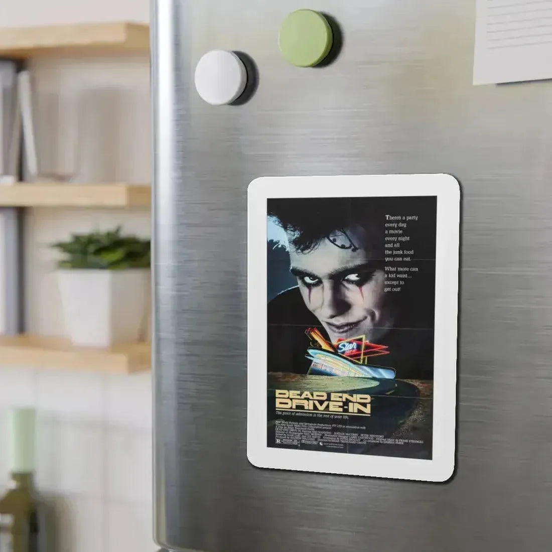 DEAD END DRIVE-IN 1986 Movie Poster - Refrigerator Magnet - The Sticker Space