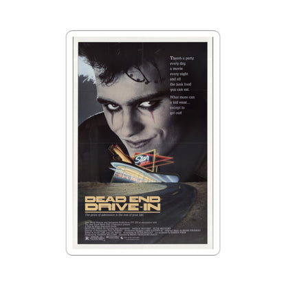 Dead End Drive In 1986 Movie Poster STICKER Vinyl Die-Cut Decal-2 Inch-The Sticker Space