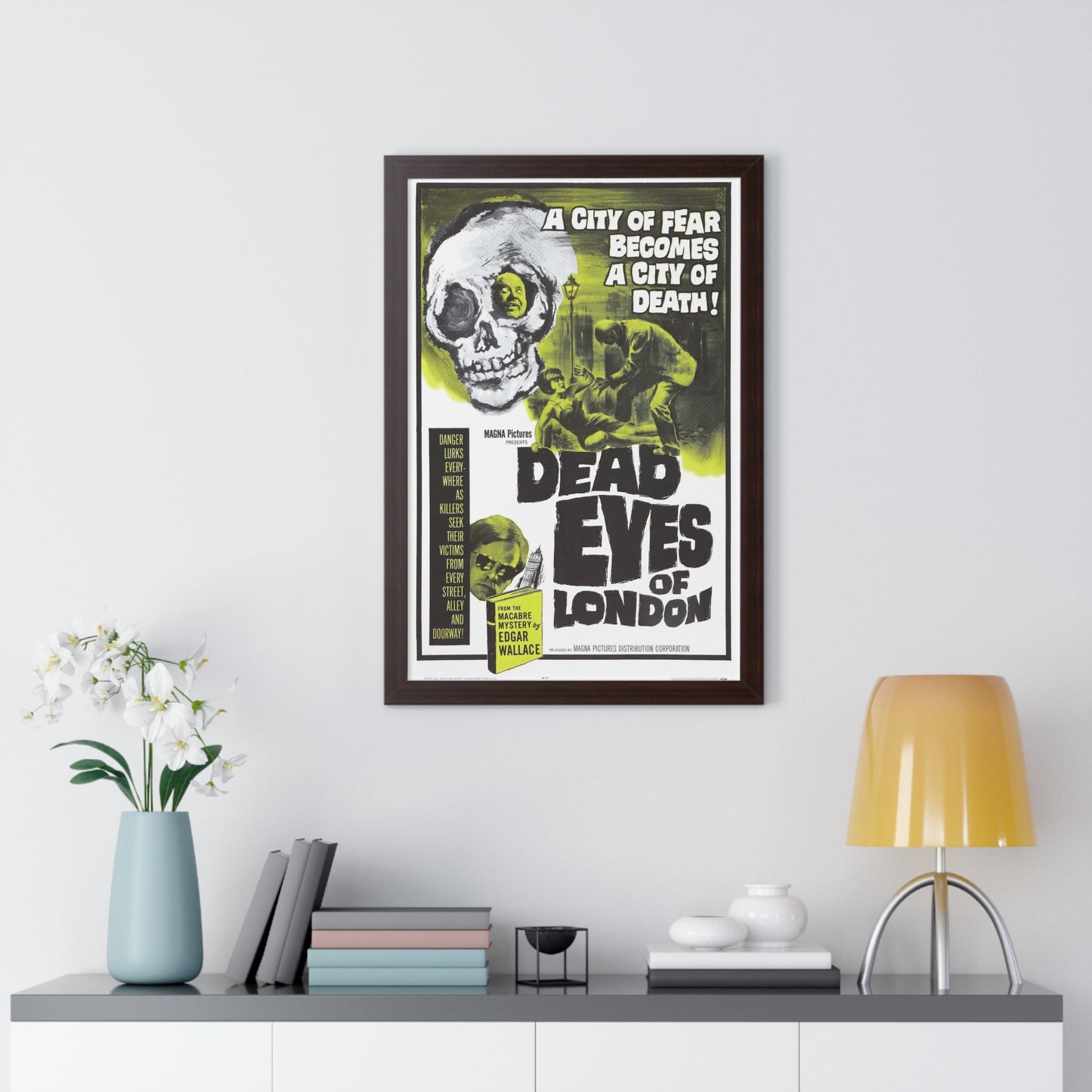 DEAD EYES OF LONDON 1961 - Framed Movie Poster-The Sticker Space