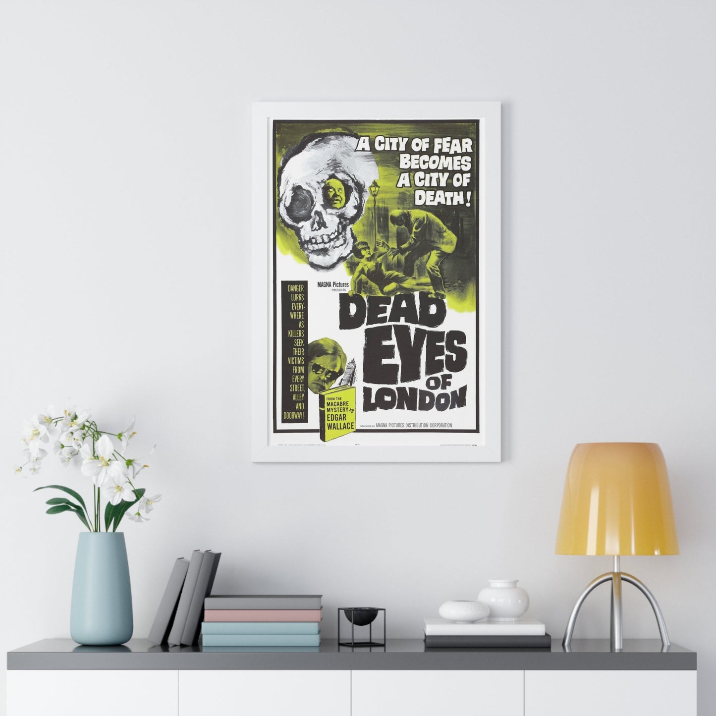 DEAD EYES OF LONDON 1961 - Framed Movie Poster-The Sticker Space