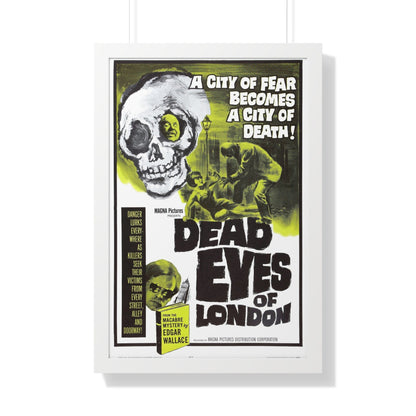 DEAD EYES OF LONDON 1961 - Framed Movie Poster-20" x 30"-The Sticker Space