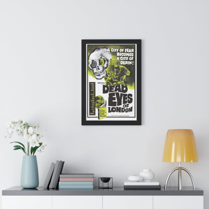 DEAD EYES OF LONDON 1961 - Framed Movie Poster-The Sticker Space