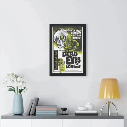 DEAD EYES OF LONDON 1961 - Framed Movie Poster - The Sticker Space