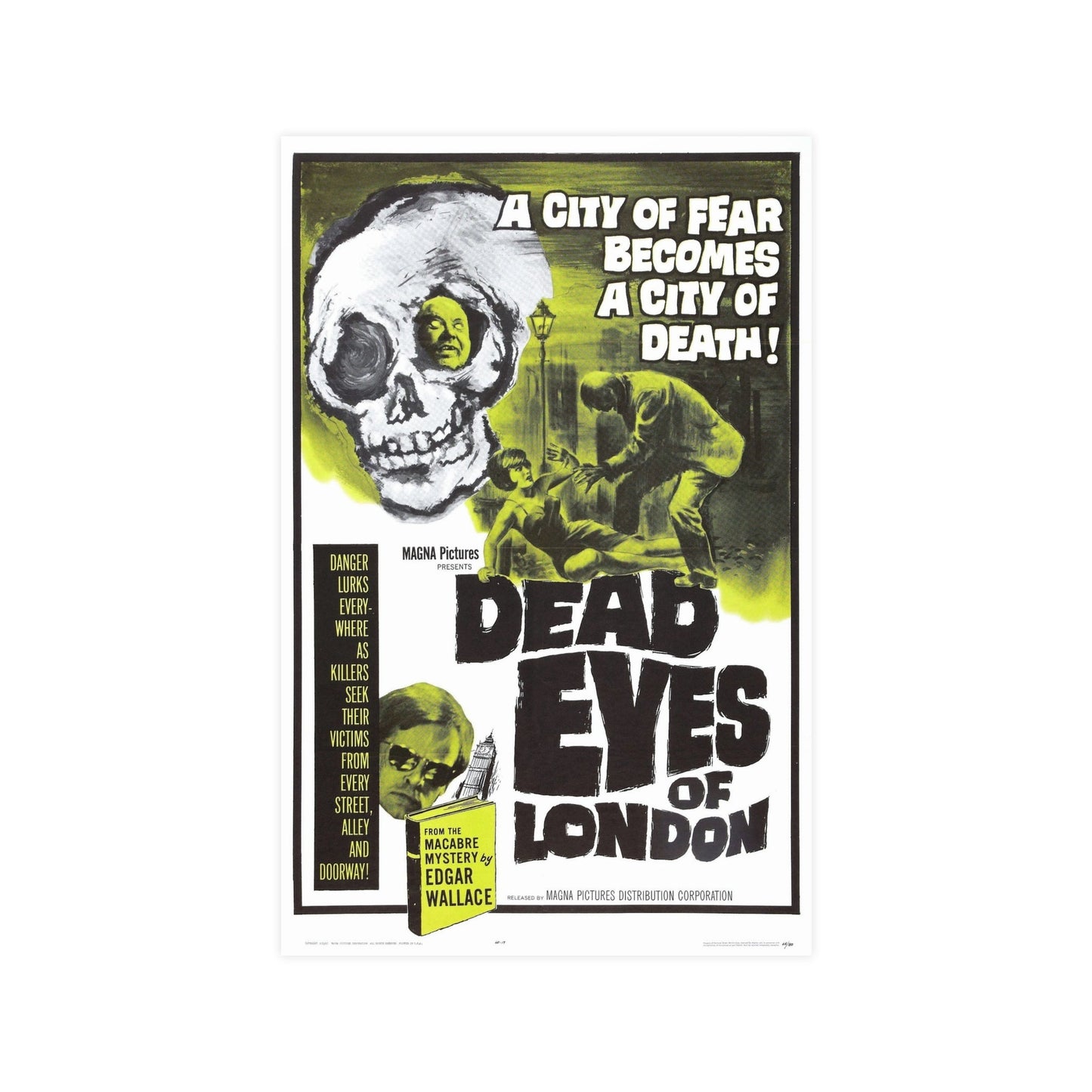 DEAD EYES OF LONDON 1961 - Paper Movie Poster-11″ x 17″ (Vertical)-The Sticker Space