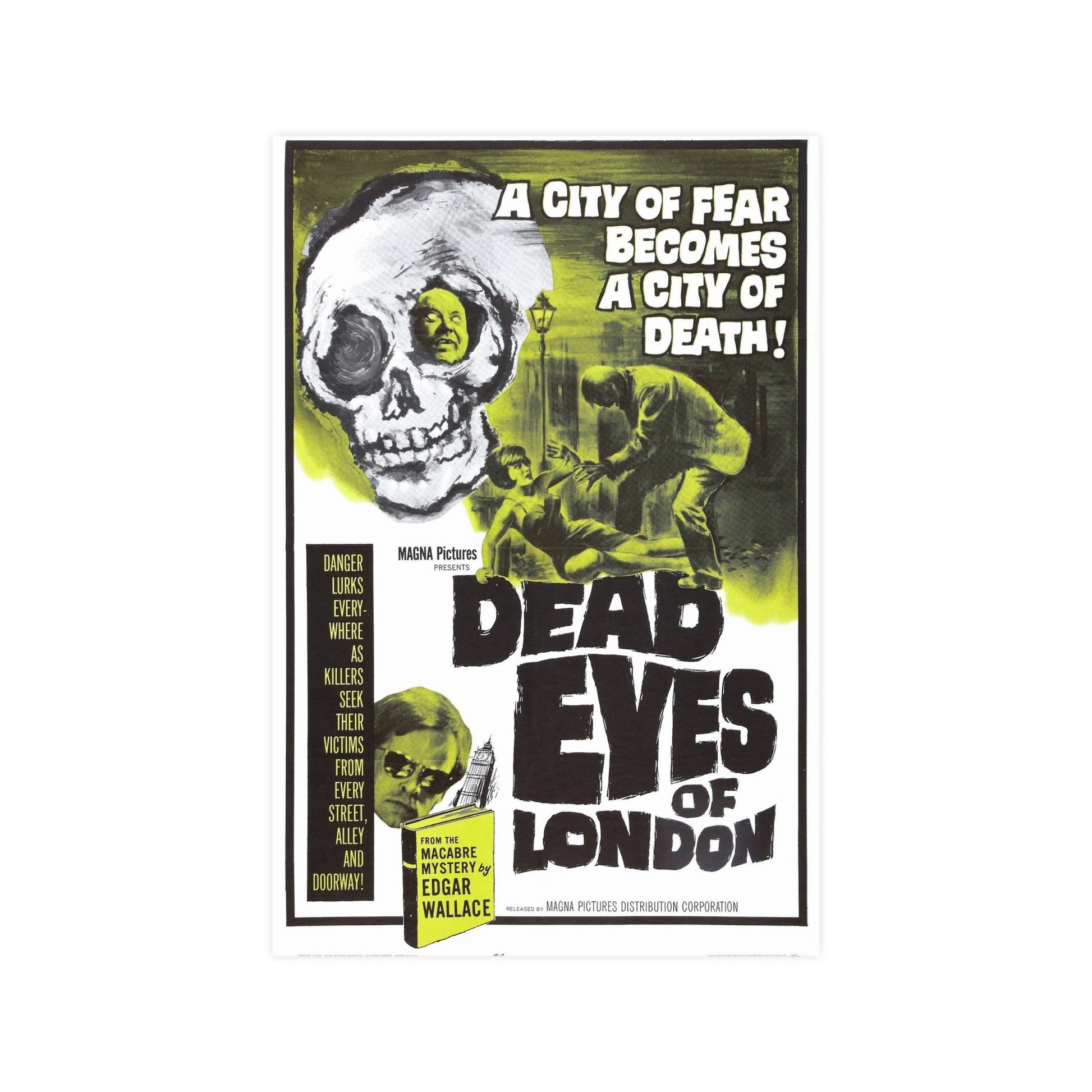 DEAD EYES OF LONDON 1961 - Paper Movie Poster-12″ x 18″ (Vertical)-The Sticker Space
