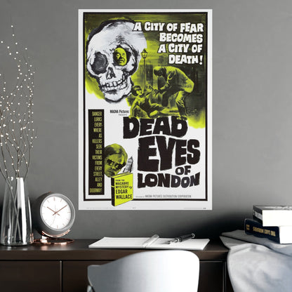 DEAD EYES OF LONDON 1961 - Paper Movie Poster-The Sticker Space