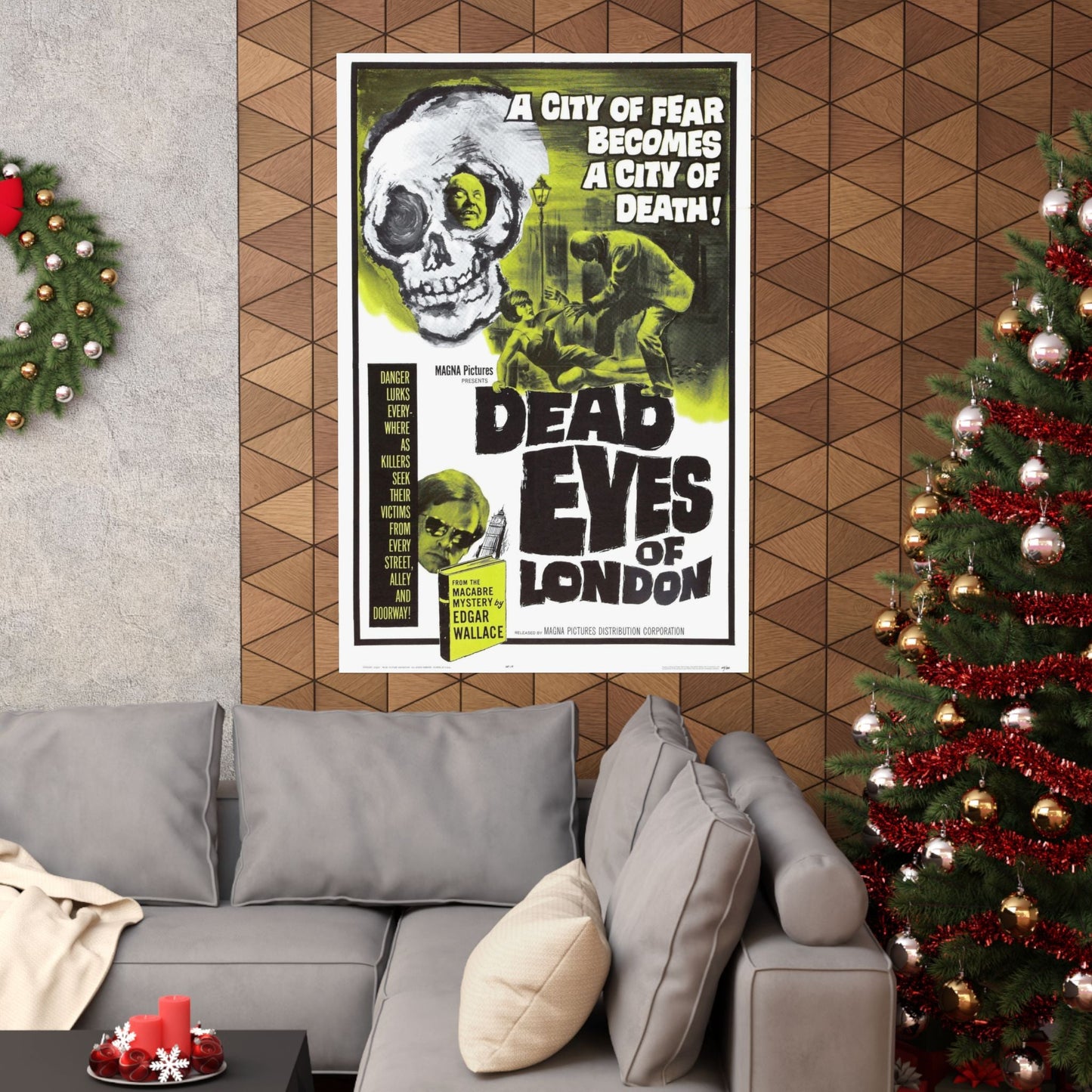 DEAD EYES OF LONDON 1961 - Paper Movie Poster-The Sticker Space