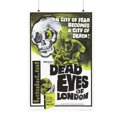 DEAD EYES OF LONDON 1961 - Paper Movie Poster 24″ x 36″ Matte - The Sticker Space