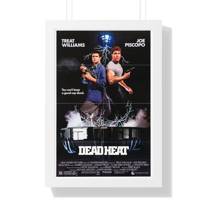 DEAD HEAT 1988 - Framed Movie Poster-16″ x 24″-The Sticker Space