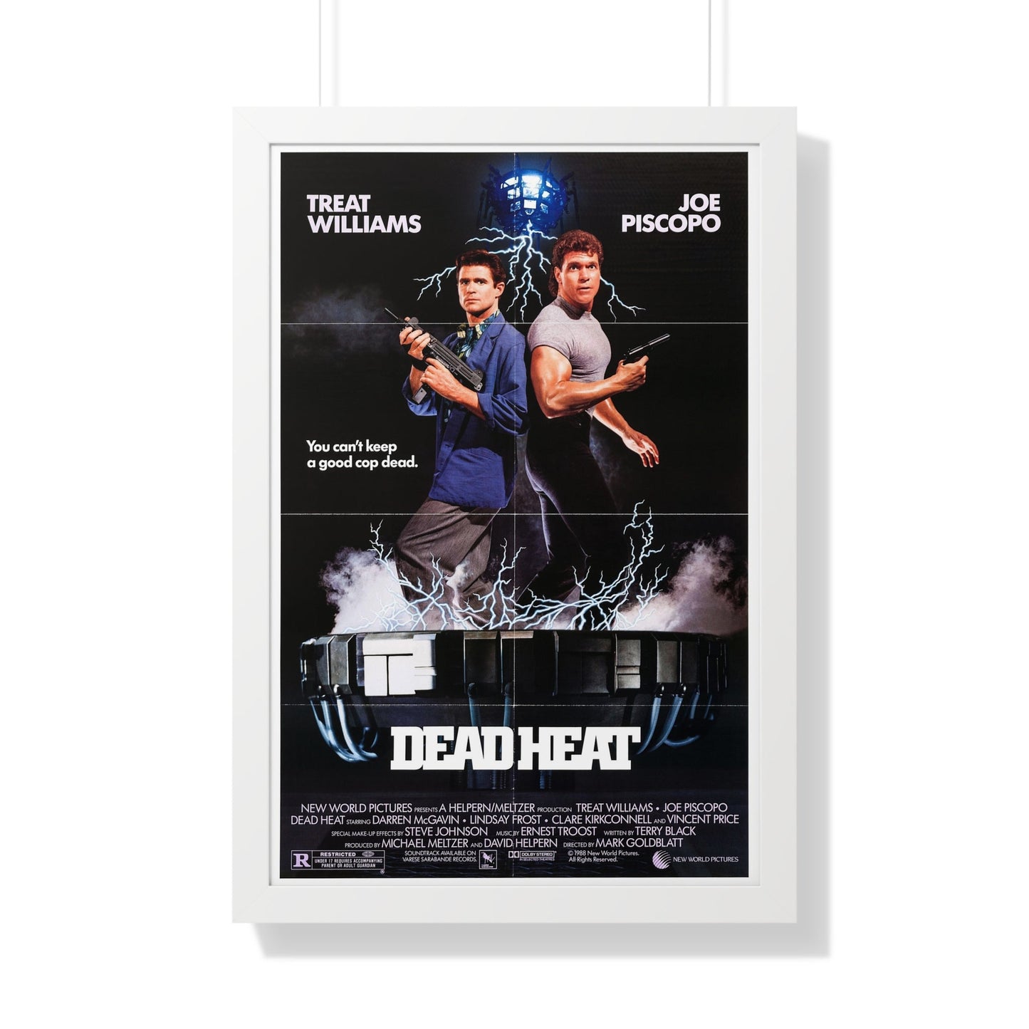 DEAD HEAT 1988 - Framed Movie Poster-20" x 30"-The Sticker Space