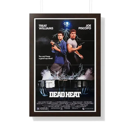 DEAD HEAT 1988 - Framed Movie Poster - The Sticker Space
