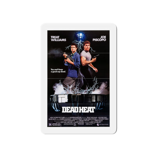 DEAD HEAT 1988 Movie Poster - Die-Cut Magnet-6 × 6"-The Sticker Space