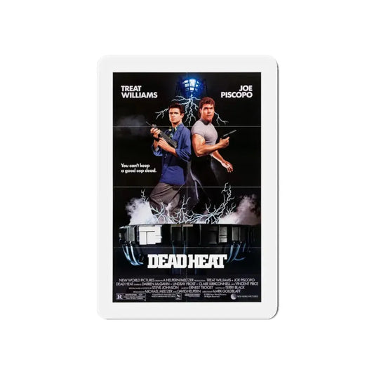 DEAD HEAT 1988 Movie Poster - Refrigerator Magnet 6 Inch - The Sticker Space
