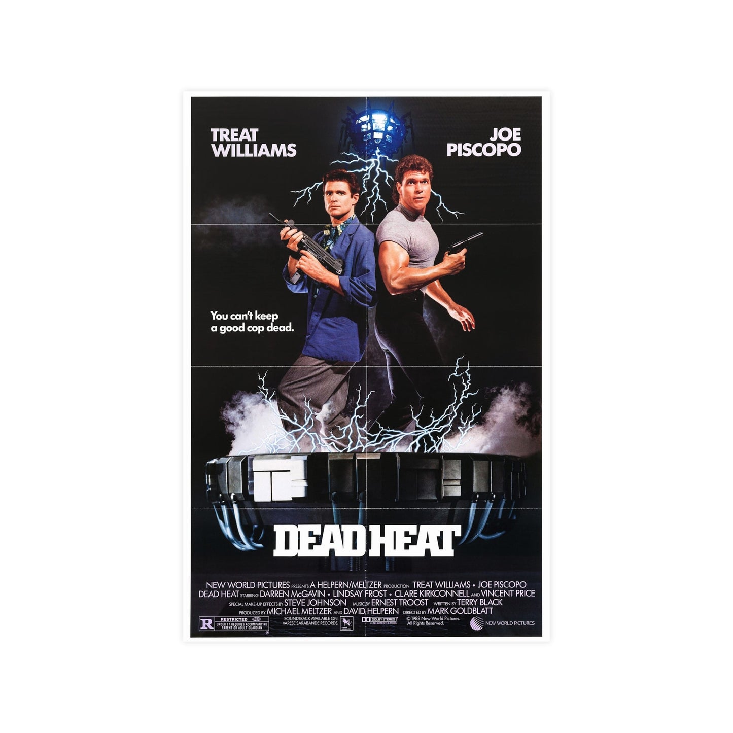 DEAD HEAT 1988 - Paper Movie Poster-12″ x 18″ (Vertical)-The Sticker Space