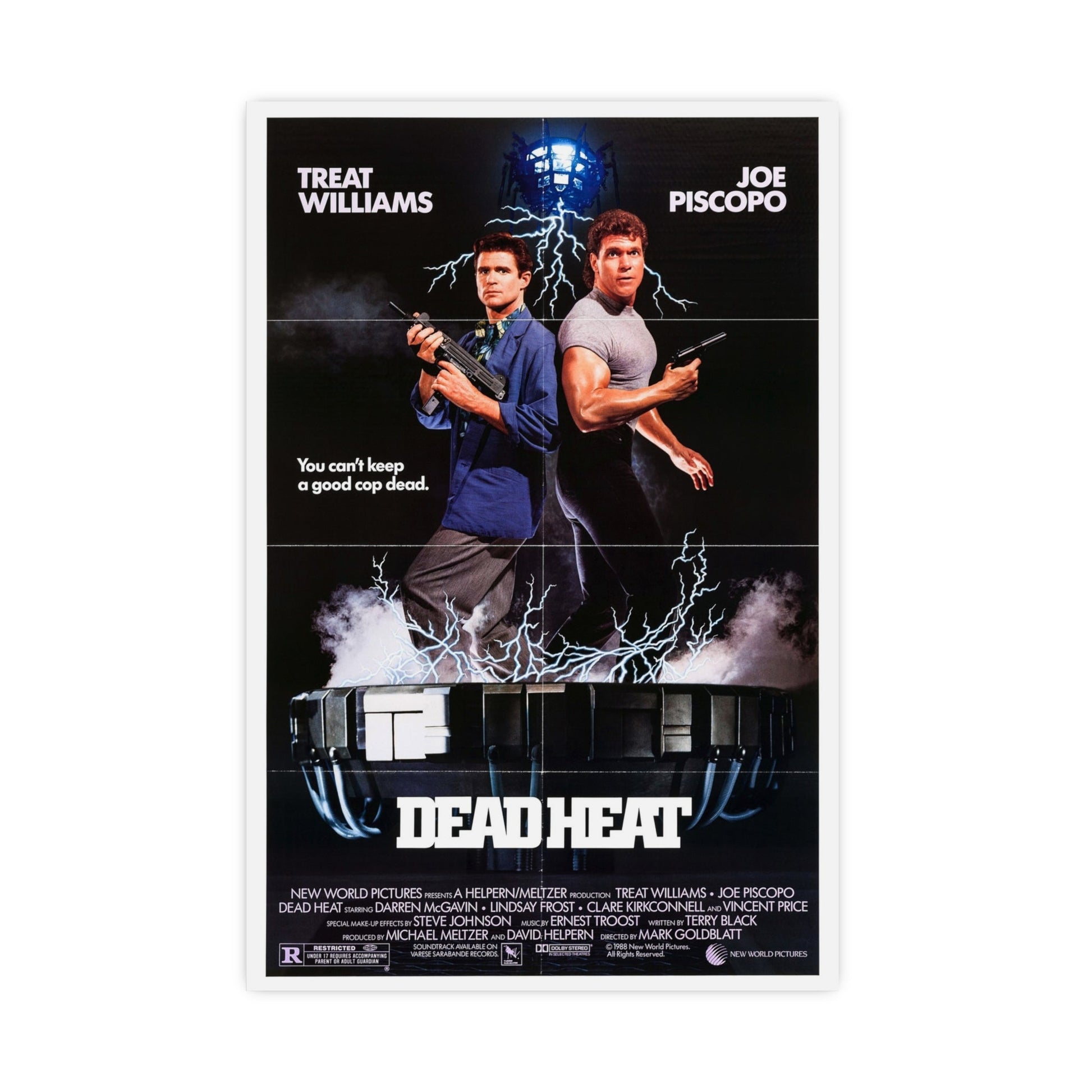 DEAD HEAT 1988 - Paper Movie Poster-20″ x 30″ (Vertical)-The Sticker Space
