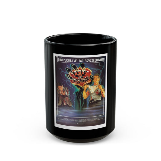 DEAD HEAT (FRENCH) 1988 Movie Poster - Black Coffee Mug-15oz-The Sticker Space