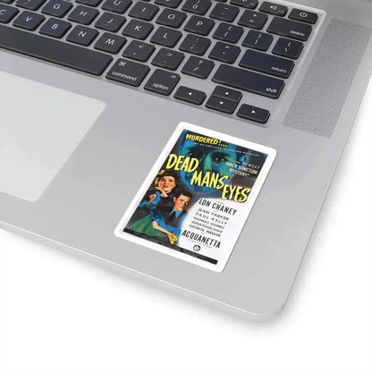 DEAD MAN'S EYES 1944 Movie Poster - STICKER Vinyl Kiss-Cut Decal - The Sticker Space