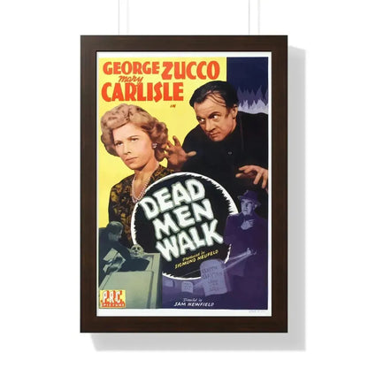 DEAD MAN WALK 1943 - Framed Movie Poster - The Sticker Space