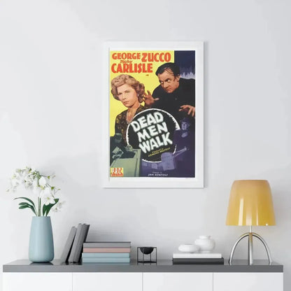 DEAD MAN WALK 1943 - Framed Movie Poster - The Sticker Space