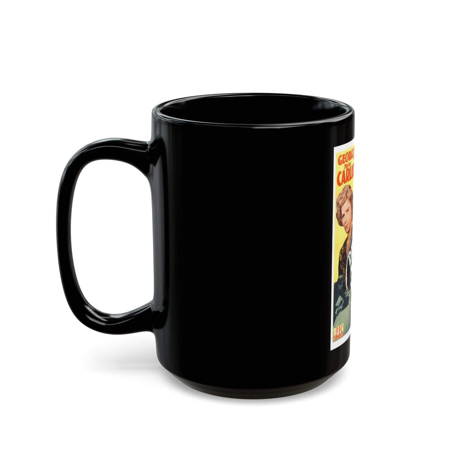 DEAD MAN WALK 1943 Movie Poster - Black Coffee Mug-The Sticker Space