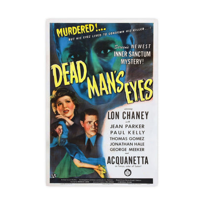 DEAD MAN'S EYES 1944 - Paper Movie Poster-16″ x 24″ (Vertical)-The Sticker Space