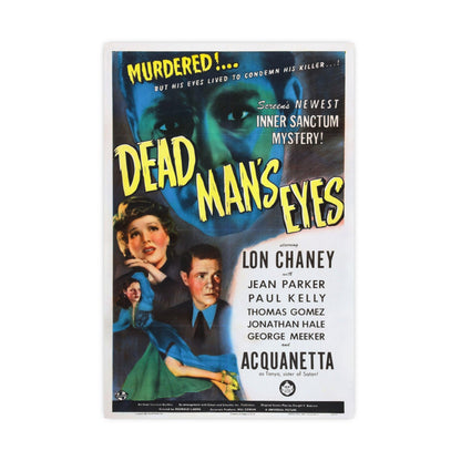 DEAD MAN'S EYES 1944 - Paper Movie Poster-20″ x 30″ (Vertical)-The Sticker Space
