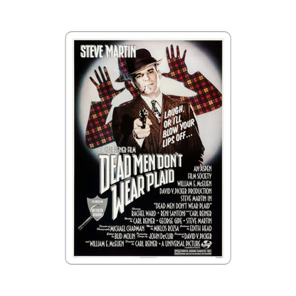 Dead Men Don't Wear Plaid 1982 Movie Poster STICKER Vinyl Die-Cut Decal-4 Inch-The Sticker Space