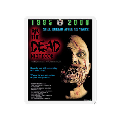 DEAD NEXT DOOR 1989 Movie Poster - Die-Cut Magnet-2" x 2"-The Sticker Space