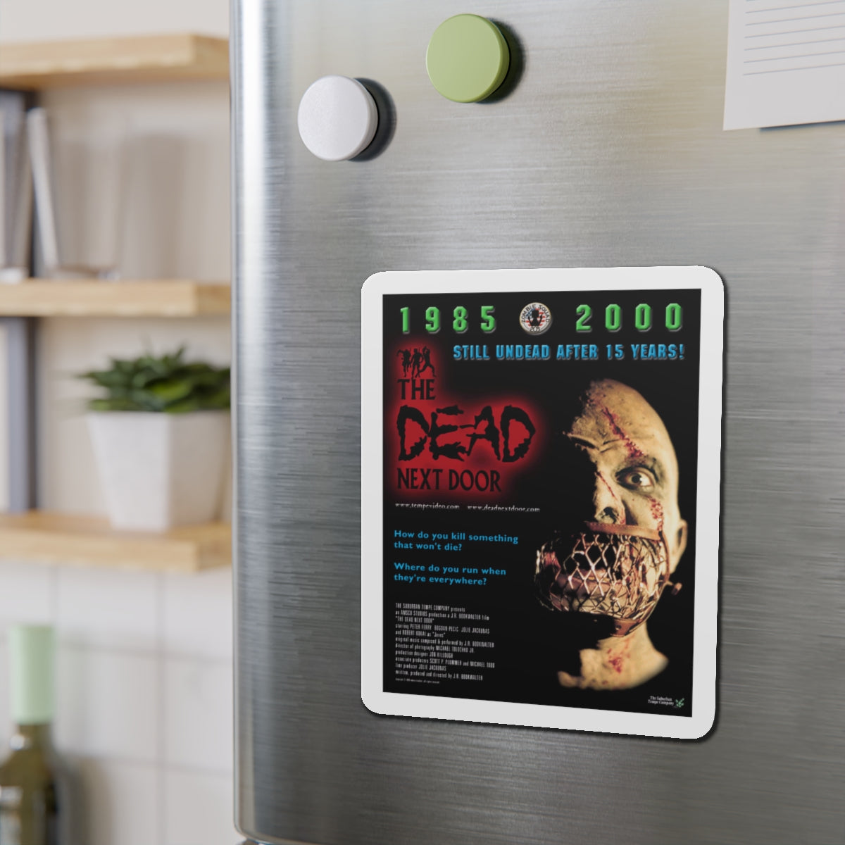 DEAD NEXT DOOR 1989 Movie Poster - Die-Cut Magnet-The Sticker Space