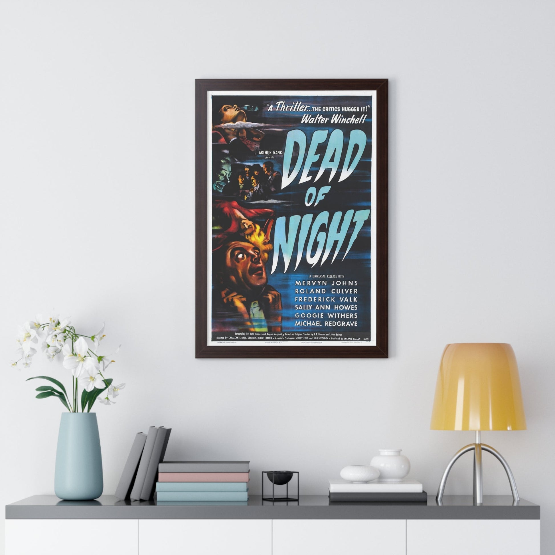 DEAD OF NIGHT 1945 - Framed Movie Poster-The Sticker Space