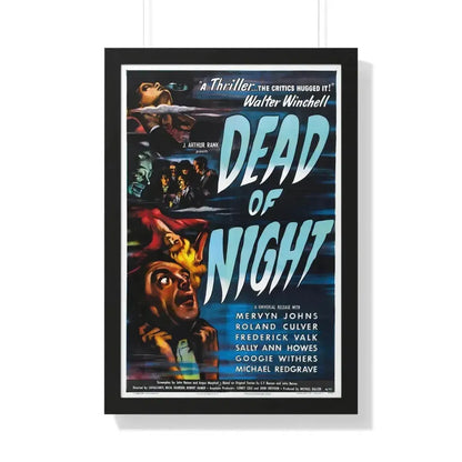 DEAD OF NIGHT 1945 - Framed Movie Poster 20" x 30" Black - The Sticker Space