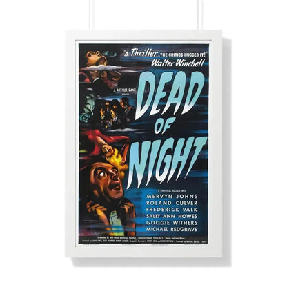 DEAD OF NIGHT 1945 - Framed Movie Poster 20" x 30" White - The Sticker Space