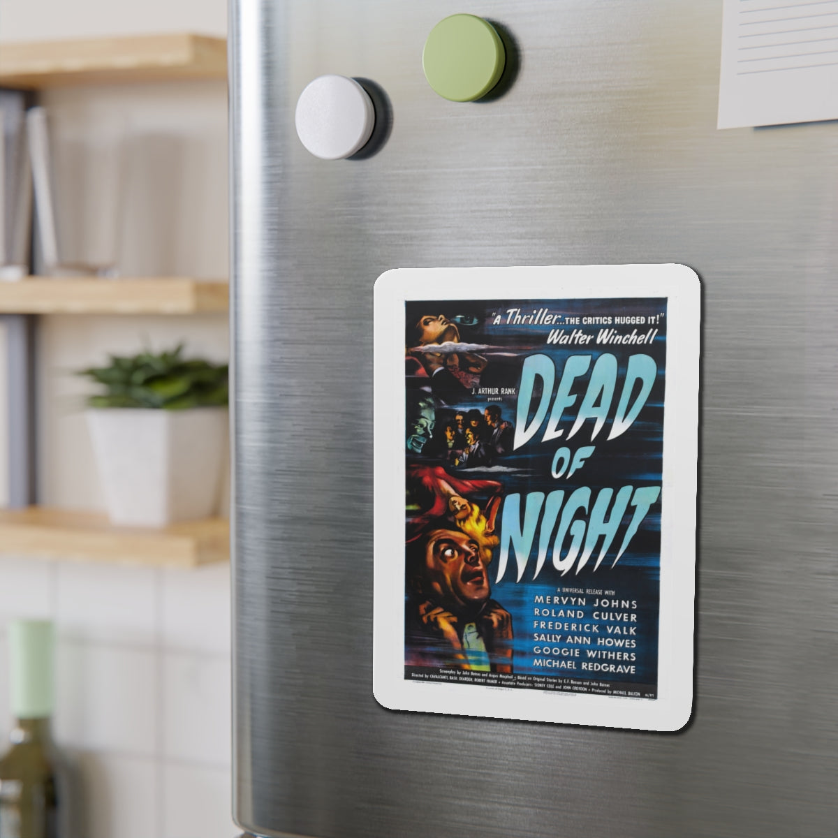 DEAD OF NIGHT 1945 Movie Poster - Die-Cut Magnet-The Sticker Space