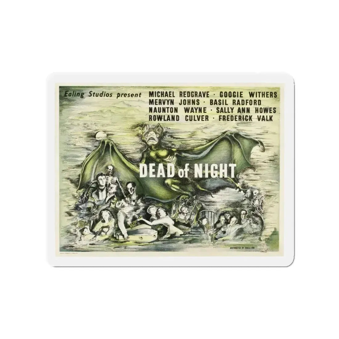 DEAD OF NIGHT (2) 1945 Movie Poster - Refrigerator Magnet 3 Inch - The Sticker Space