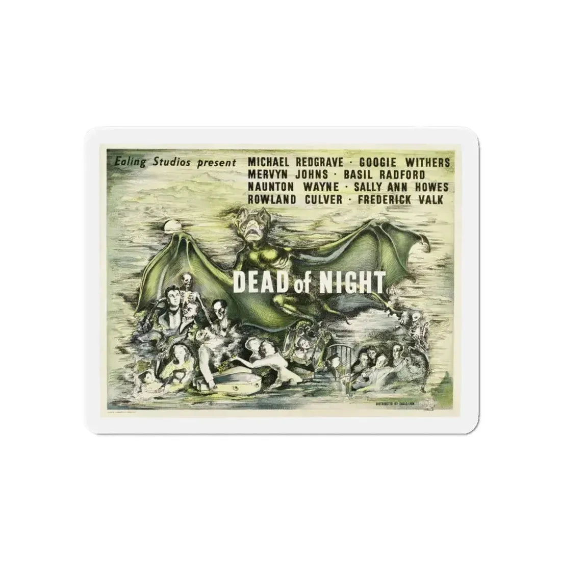 DEAD OF NIGHT (2) 1945 Movie Poster - Refrigerator Magnet 6 Inch - The Sticker Space