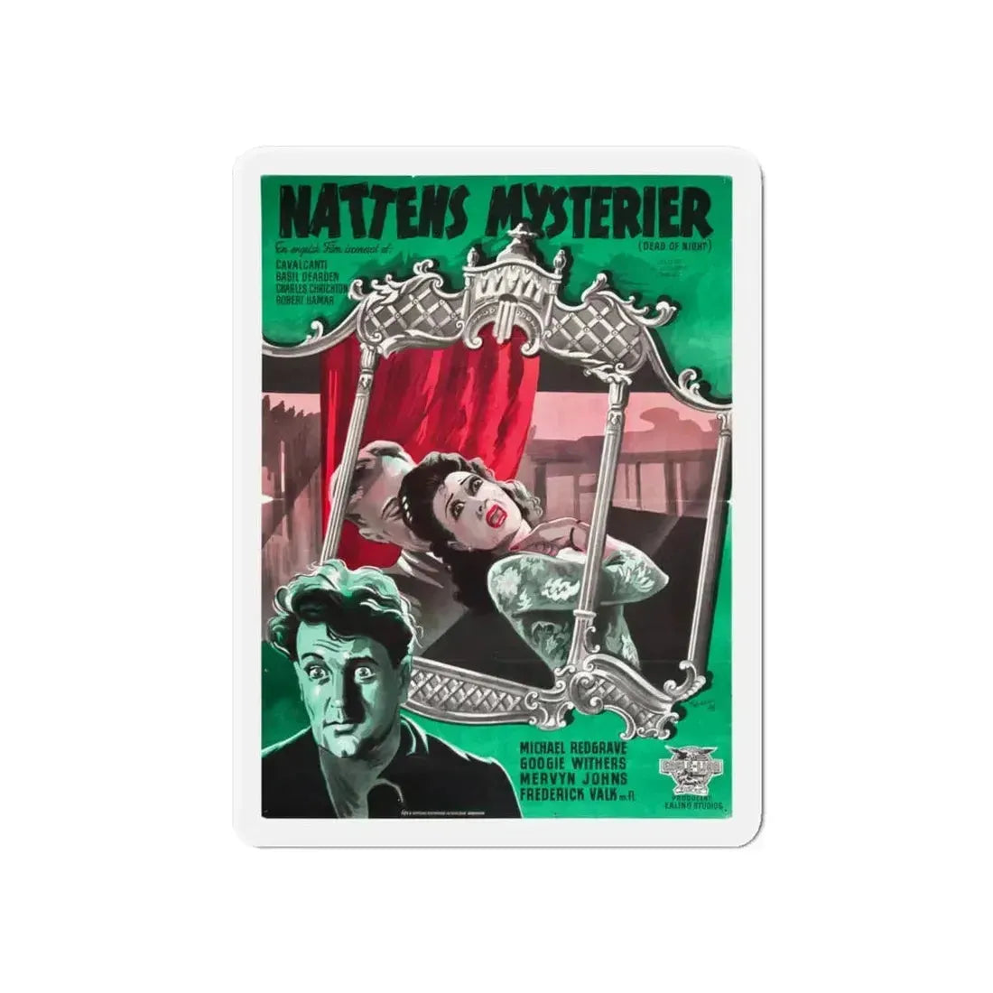 DEAD OF NIGHT (3) 1945 Movie Poster - Refrigerator Magnet 6 Inch - The Sticker Space