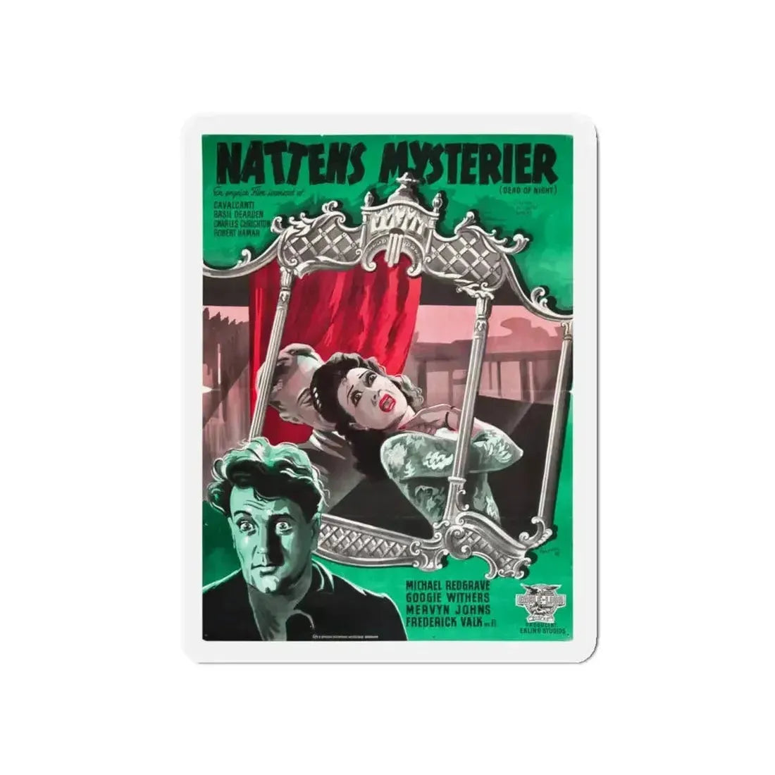 DEAD OF NIGHT (3) 1945 Movie Poster - Refrigerator Magnet - The Sticker Space
