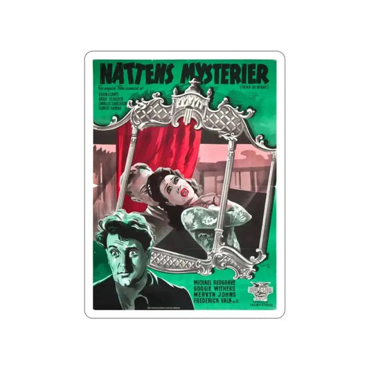 DEAD OF NIGHT (3) 1945 Movie Poster STICKER Vinyl Die-Cut Decal 2 Inch - The Sticker Space