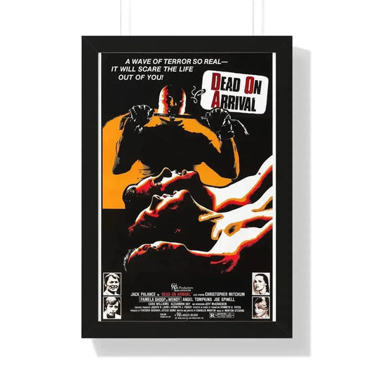 DEAD ON ARRIVAL (ONE MAN JURY) 1978 - Framed Movie Poster 16″ x 24″ Black - The Sticker Space