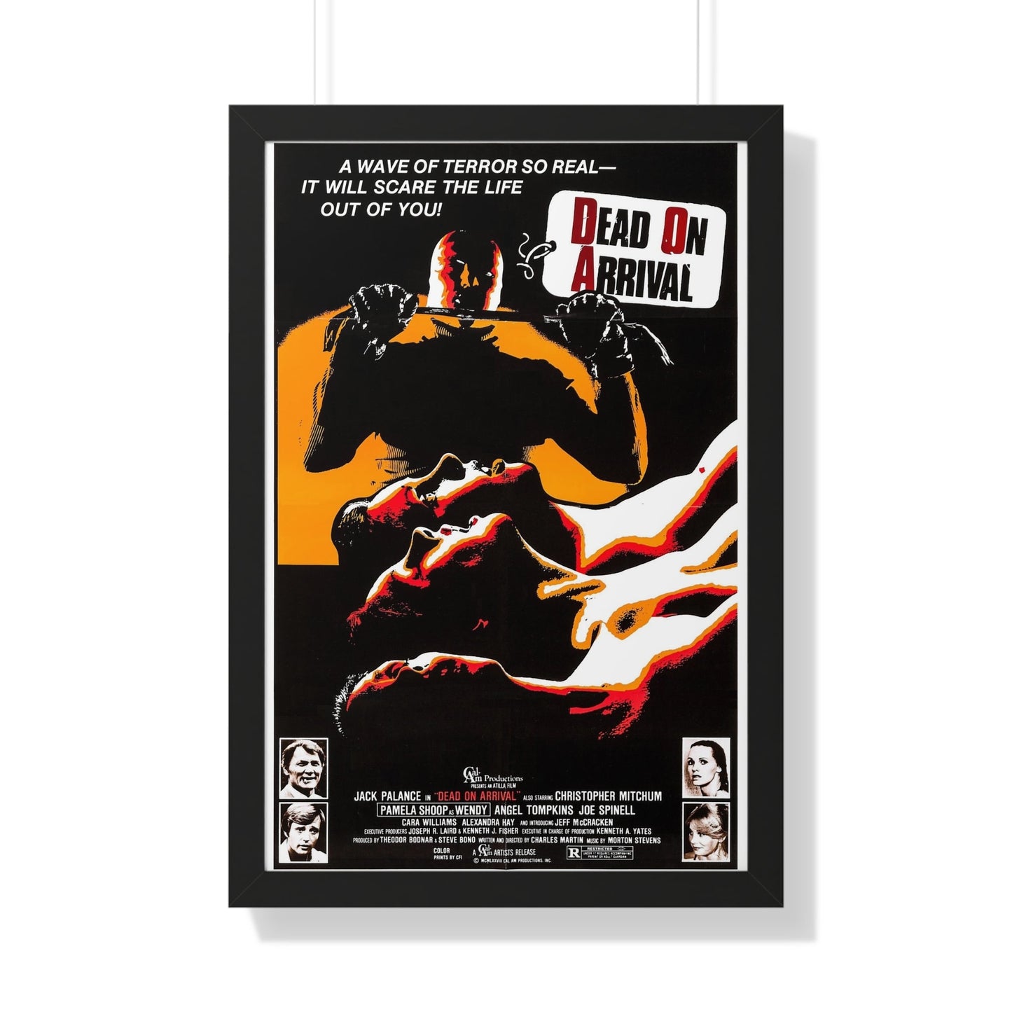 DEAD ON ARRIVAL (ONE MAN JURY) 1978 - Framed Movie Poster-20" x 30"-The Sticker Space