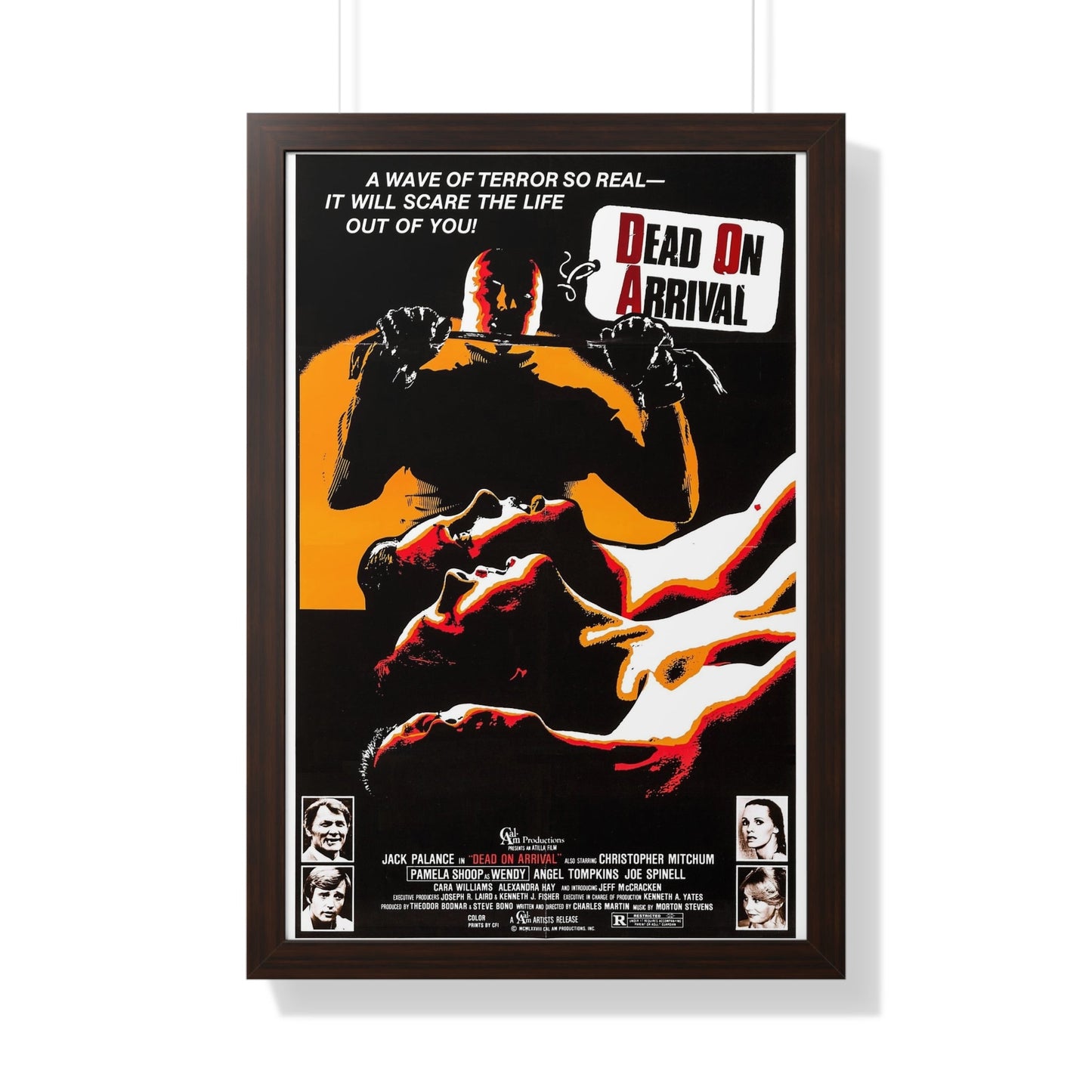 DEAD ON ARRIVAL (ONE MAN JURY) 1978 - Framed Movie Poster-20" x 30"-The Sticker Space