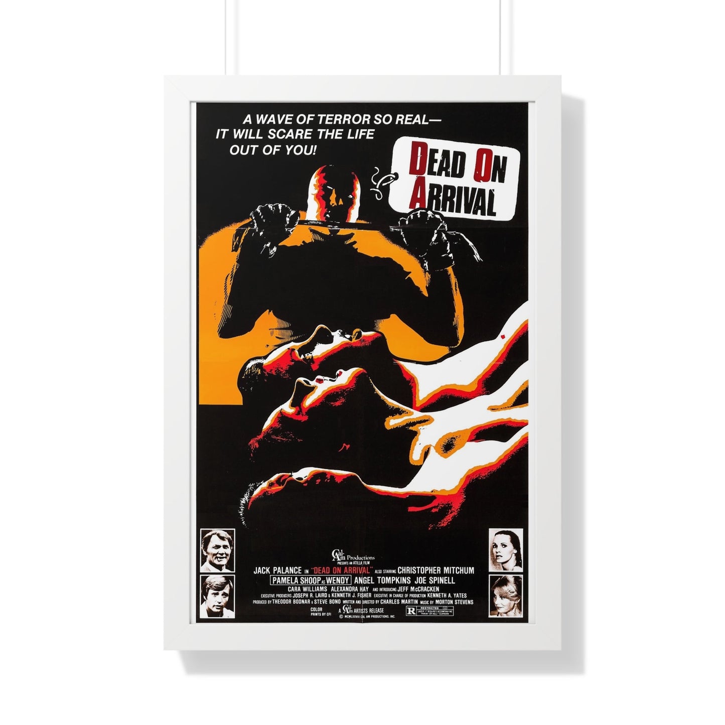 DEAD ON ARRIVAL (ONE MAN JURY) 1978 - Framed Movie Poster-20" x 30"-The Sticker Space