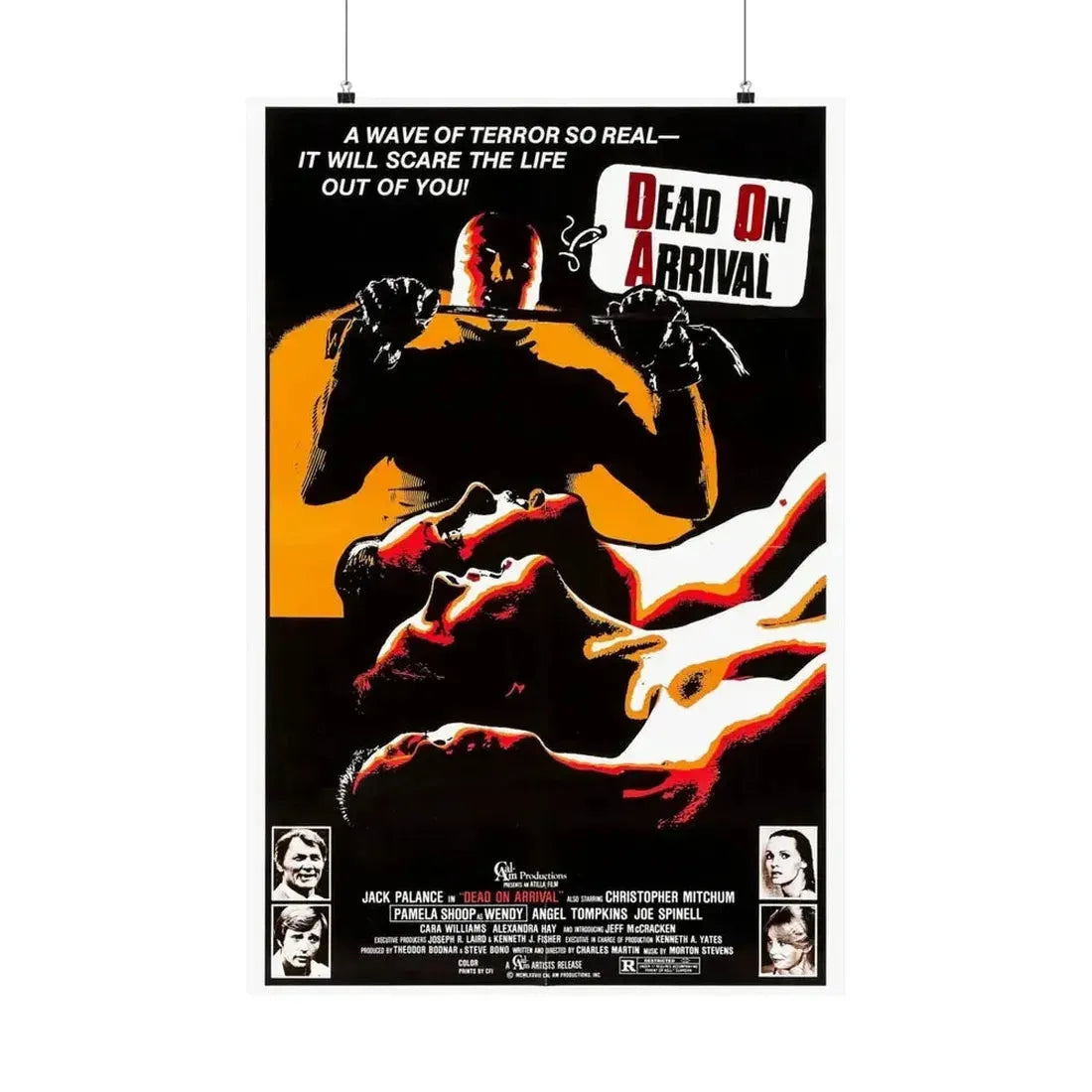DEAD ON ARRIVAL (ONE MAN JURY) 1978 - Paper Movie Poster - The Sticker Space