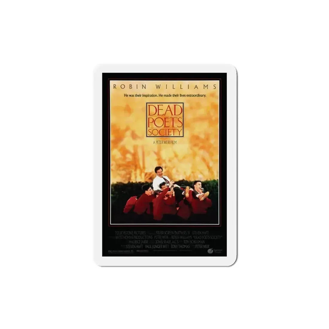 Dead Poets Society 1989 Movie Poster Refrigerator Magnet 3 Inch - The Sticker Space
