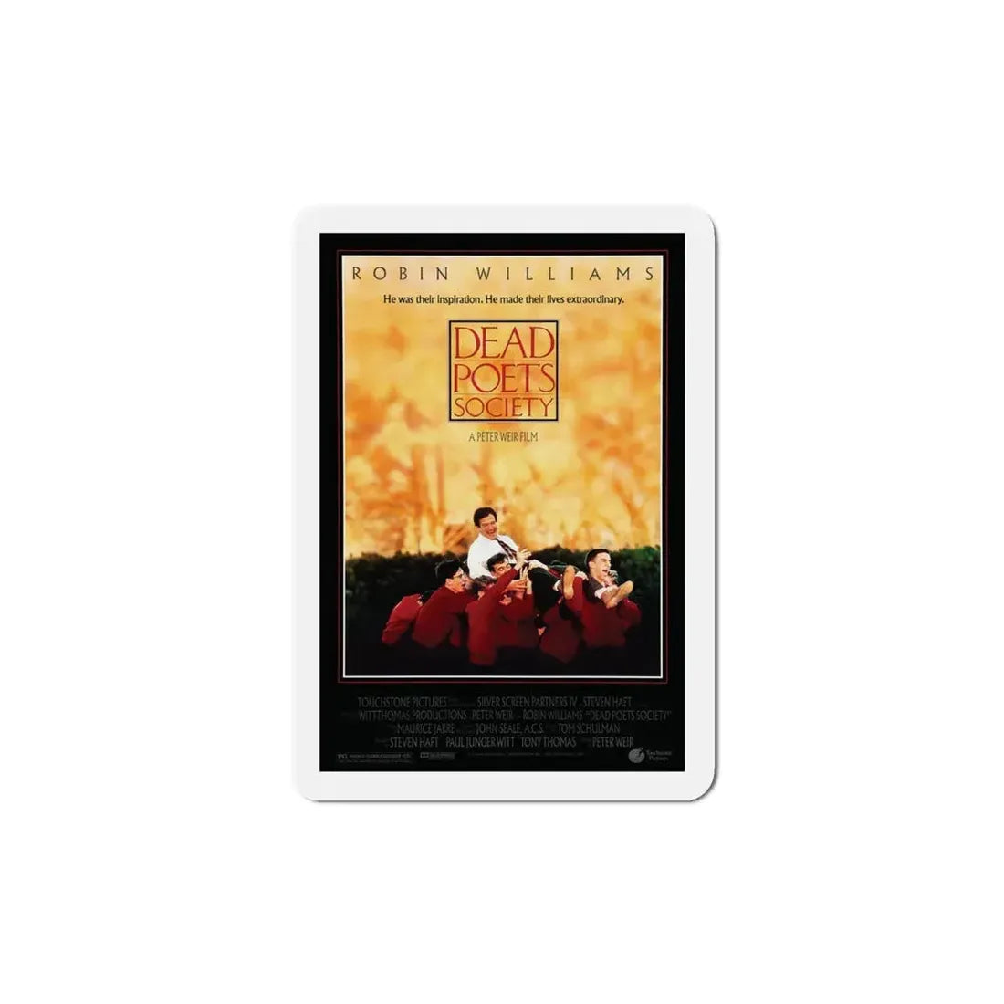 Dead Poets Society 1989 Movie Poster Refrigerator Magnet 5 Inch - The Sticker Space