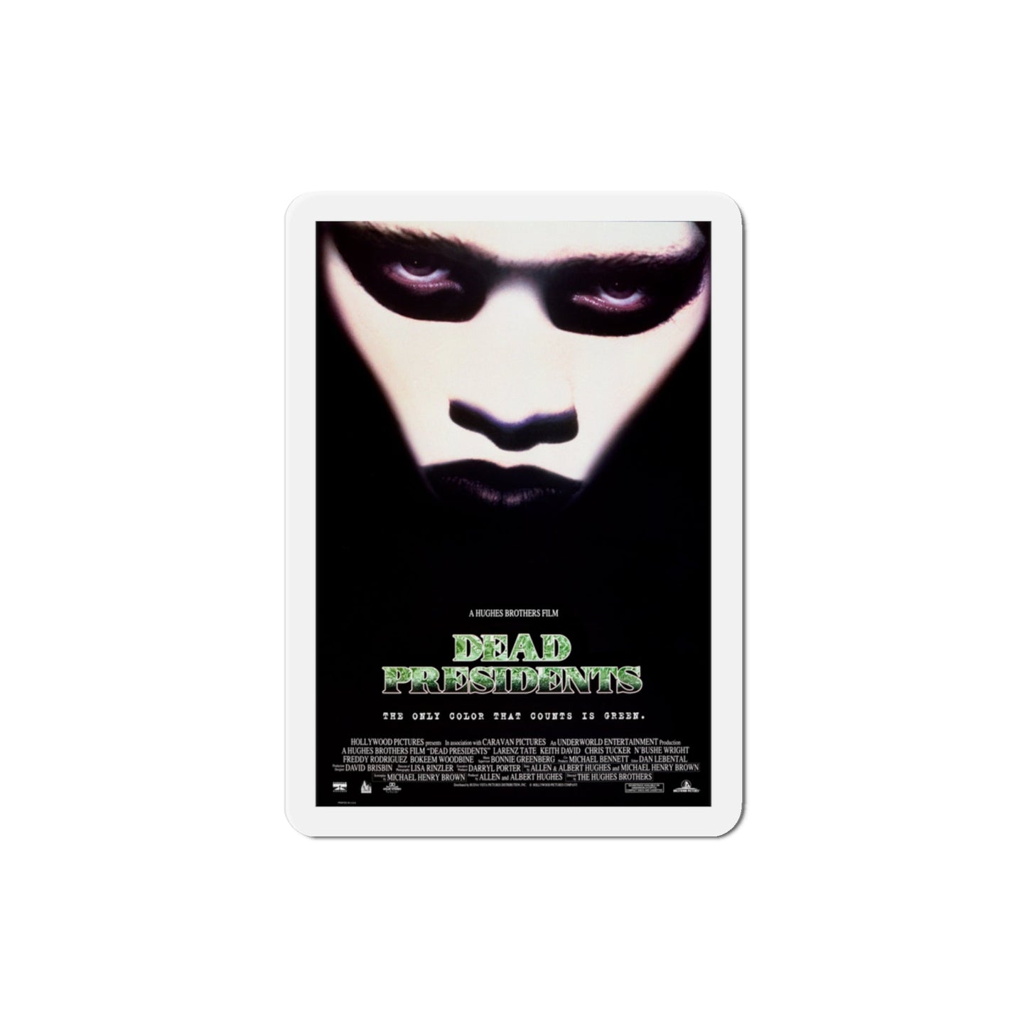 Dead Presidents 1995 Movie Poster Die-Cut Magnet-3" x 3"-The Sticker Space